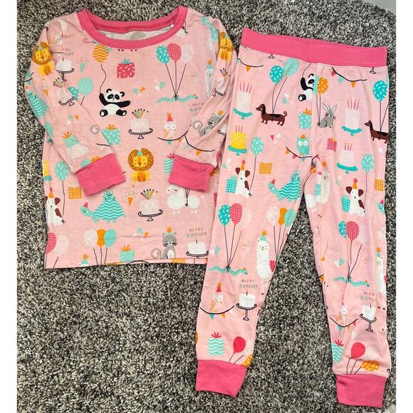 Little Sleepies Party animal pajamas size 12-18 months - Picture 1 of 2